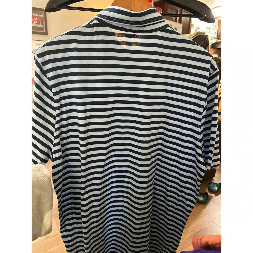 Polo Ralph Lauren Mens Striped‎ Golf Polo Shirt Classic Fit